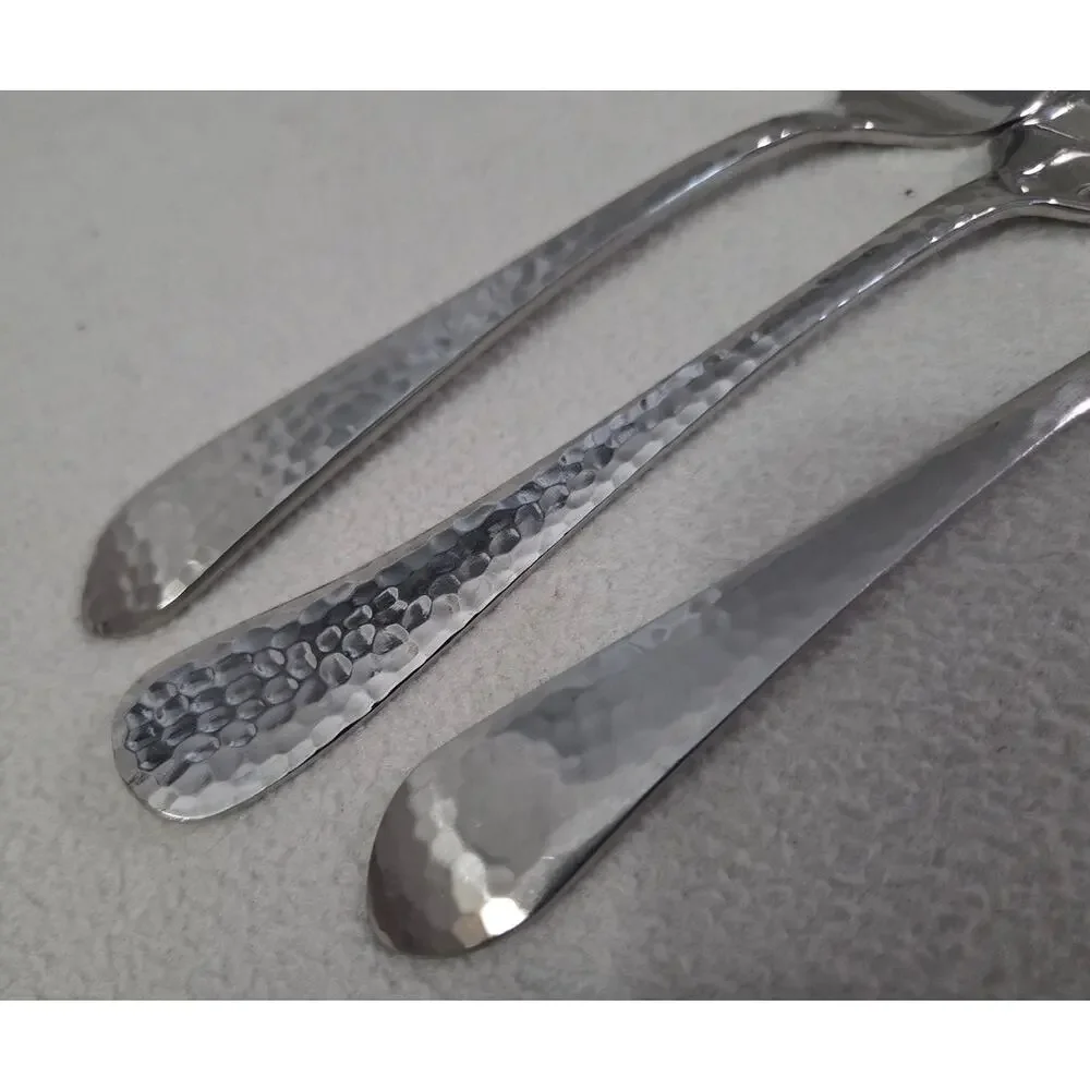 Lot 3 FORKS Reed & Barton Heritage Mint Olde English Hammered 18/10